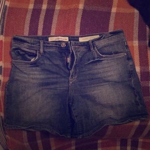 Pilcro and the Letterpress Denim Shorts